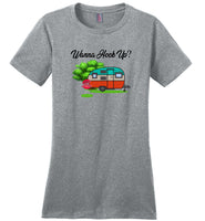 Wanna Hook up Camping Tee shirt