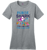 Auntie shark doo doo doo aunt gift Tee shirt