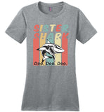 Retro Vintage sister shark doo doo doo T-shirt, gift tee for sister