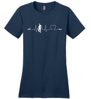 Love heartbeat zombie halloween t shirt gift