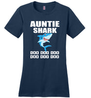 Auntie shark doo doo doo shirt, aunt shark gift T shirt