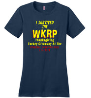 I Survived The WKRP Thanksgiving Turkey Giveaway T Shirt