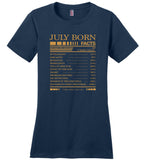 July born facts servings per container, born in July, birthday gift T-shirt