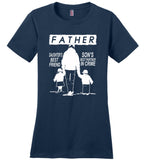 Father daughter's best friend son's best partner in crime gift Tee shirt