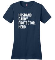 Husband daddy protector veteran hero T-shirt, father's day gift tee, papa, dad shirts