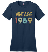 Vintage 1989 T-shirt, 30 birthday gift tee