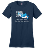 Auntie shark doo doo doo shirt, gift tee shirt for aunt
