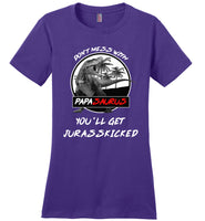 Don't mess with Papasaurus you'll Jurasskicked shirt