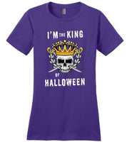 I'm the King of Halloween costume t shirt gift