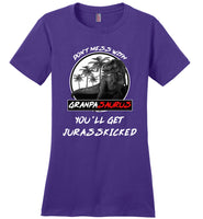 Don't mess with Grandpasaurus you'll get Jurasskicked t shirt
