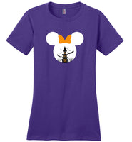 Mickey mouse halloween castle bat t shirt