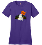 Pumpkin ghost boo halloween t shirt gift