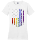 LGBT America flag, bisexual, transgender, gay, lesbian rainbow pride shirt