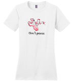 Flamingo don't panic Tee shirt