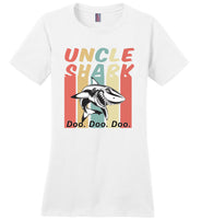 Retro Vintage uncle shark doo doo doo T-shirt, gift tee for uncle