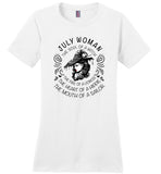 July Woman The Soul Of A Witch The Fire Lioness The Heart Hippie The Mouth Sailor T-Shirt