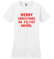 Mery Christmas Va Filthy Animal T shirt