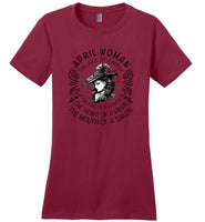 April Woman The Soul of a Witch The Fire Lioness The Heart Hippie The Mouth Sailor shirt