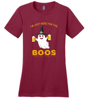 Just here for the Boos beer ghost halloween t shirt