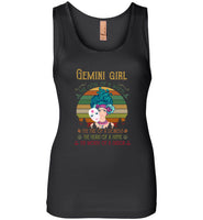 Gemini girl the soul of a witch fire lioness heart hippie mouth sailor vintage T shirt