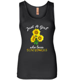 Just a girl who loves sunflower Tee shirt