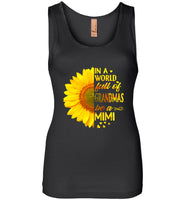 In a world full of grandmas be a mimi sunflower tee shirt