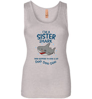 I'm a sister shark who happens to cuss a lot doo doo T shirt