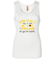 Born to be a stay at home cat mom forced to go to work T-shirt, mother's day gift tees