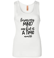 Losing my mind one kid at a time mom life mother's day gift Tee shirt