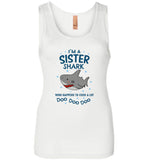 I'm a sister shark who happens to cuss a lot doo doo T shirt