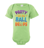 Party Till The Ball Drops Baby Onesie Baby Infant Bodysuit