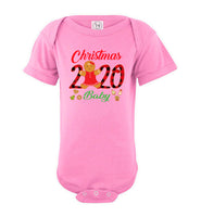 Christmas 2020 Cookie Gingerbread Xmas Plaid Gift For Baby Family T Shirt