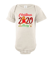 Christmas 2020 Cookie Gingerbread Xmas Plaid Gift For Baby Family T Shirt