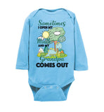 Sometime I Open My Mouth And My Grandpa Comes Out Baby Onesie Baby Infant Bodysuit