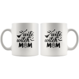 Wife Witch Mom Funny Halloween White Coffee Mug