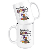 Personalized Halloween Gift Ideas For Grandma From Grandkids, Halloween Grandma Gift White Coffe Mug