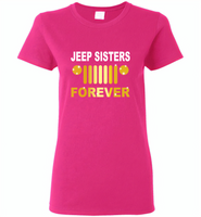 Jeep sisters forever tee, girls love jeep - Gildan Ladies Short Sleeve