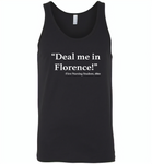 Deal me in florence the first nursing student in 1860 - Canvas Unisex Tank