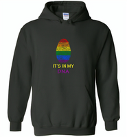 LGBT Fingerprint It's in my DNA rainbow gay pride - Gildan Heavy Blend Hoodie
