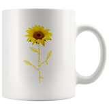 Sunflower you are my sunshine white coffee mugs