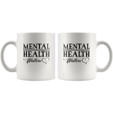 Mental Health Matter White Coffee Mug