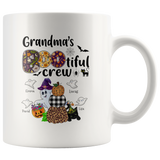 Personalized Halloween Gift Ideas For Grandma From Grandkids, Halloween Grandma Gift White Coffe Mug
