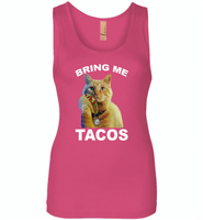 The cat bring me tacos goose - Womens Jersey Tank