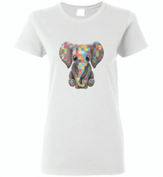 Baby elephant autism awareness - Gildan Ladies Short Sleeve