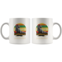 Don't mess with Grandmasaurus you'll get jurasskicked white gift coffee mugs