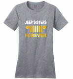 Jeep sisters forever tee, girls love jeep - Distric Made Ladies Perfect Weigh Tee
