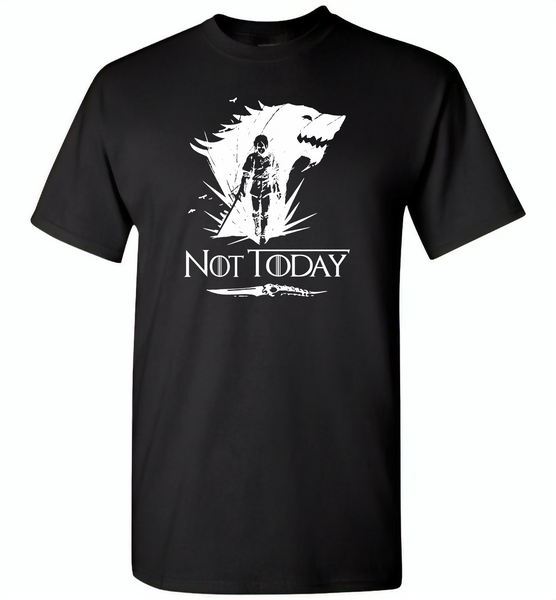 Air Arya Not Today Stark Got - Gildan Short Sleeve T-Shirt