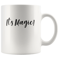 It's magic white coffee mug