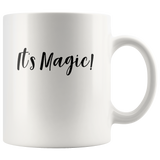 It's magic white coffee mug