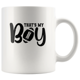 That’s My Boy Football Love FootBall White Coffee Mug